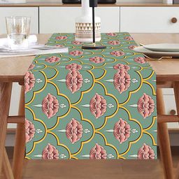homewards Green Printed Table Runners-13
