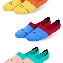 Dynamocks Pack Of 3 Colourblocked Shoe Liners-6