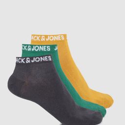 Jack & Jones Men Pack Of 3 Ankle Length Shoeliners-image-99