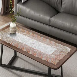 Dakshya Industries Brown Patterned Table Runner image 5