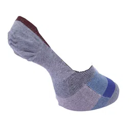 Dollar Socks Men Pack of 5 Assorted Patterned Shoe Liners image 4