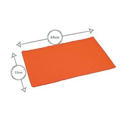 Lushomes Orange Cotton Table Placemats With Table Runner image 4