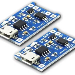 HUBX TP4056 /TP 4056 18650 3.7V LI-ION BATTERY CHARGING MODULE BMS PROTECTION- 2 PCS Multipurpose Controller-42
