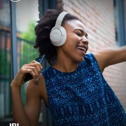 JBL White Tune 770NC 70Hr Playtime Fast Pair & Multi Connect On Ear Bluetooth Headset image 5