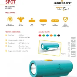 andslite SPOT Pocket With Sidelight Pack of 2 Torch image 2