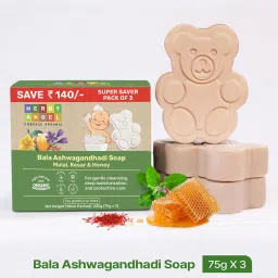 Baby Soap - Natural Tear Free Soap with Bala Ashwagandhadi Oil, Kesar, Honey-image-61