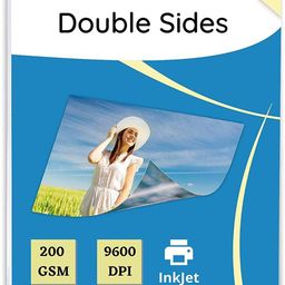true-ally A4 Double Sided Glossy Inkjet Photo Paper Size - 8.5x11 Inches, 200 GSM (20 sheets) Unruled A4 200 gsm Photo Paper-picture-4