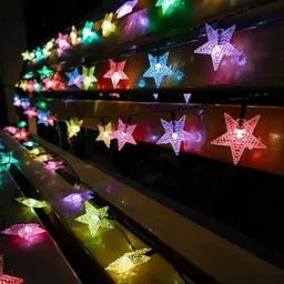 14 Led 3.5 Meter Star Shape String Light for Diwali, Christmas & Home Decoration Candle-image-69