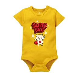 Zeezeezoo Infants Super Bro Printed Cotton Bodysuit-picture-12