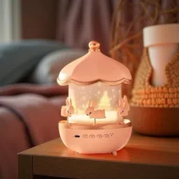 Cute Bunny Night Light & Humidifier –2-in-1 LED Lamp with Aromatherapy Mist, USB Night Lamp-image-98