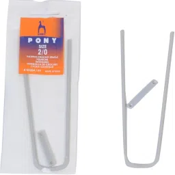 Aluminum Hairpin Crochet Staple - U Pin, Size 2/0, Crochet & Fork lace Loom Knitting Pin-15
