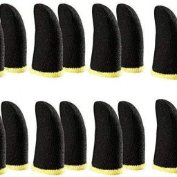 RAJ Controller Finger Cots (Pack of 8) - Black-YellowGaming Accessory Kit-14