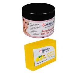 Deyomkar Herbal Aloe Vera Gel with Lemon Honey Soap-55