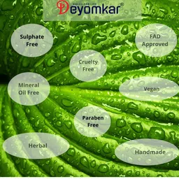 Deyomkar Herbal Amla Brinjraj Conditioner with Lemon Honey Soap Combo image 3