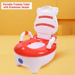 Puppy Potty Seat with Back Support and Removable Bowl Potty Seat-18