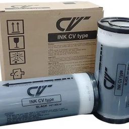 wetech BLACK CV 3230, 3130, 3030 Ink for Riso CV 3230, 3130, 3030 (2 Pcs-BLACK) Black Ink Toner-33