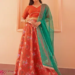 Printed Stitched Lehenga Choli-image-5