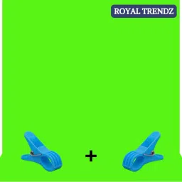 royal trendz 8x12ft Green Screen Background Premium Quality Backdrop Photos Videos + 2 Clamps Reflector-12