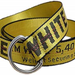 Men & Women Casual Yellow Canvas Belt-image-7