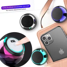 Crystal zone 3 Watt Wireless Bluetooth Multimedia Speaker (Multicolor) Speaker Mod image 2