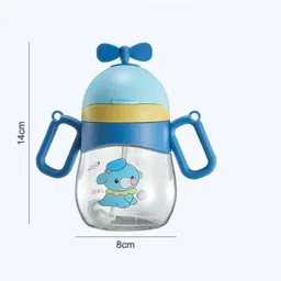 Straw Sipper Cup/Bottle with Handle, Strap For Baby, Kids. Sipper Water Bottle.-16