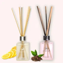 Lemon & Tea Tree Reed Diffuser Set with 7 Bamboo Sticks Essential Oil Diffuser Set-28