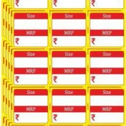 MRP with Size Self Adhesive 600 Stickers Self Adhesive Paper Label SELF Paper Label-20
