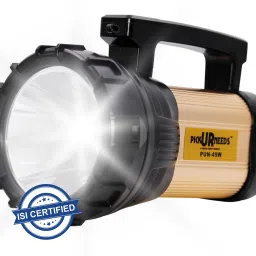 100 Watt LED Metal Long Range Emergency Search Torch Light With Bilinker 1 Km Range 20 hrs Torch Emergency Light-25