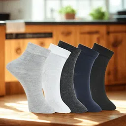 mje Men Solid Ankle Length-picture-1