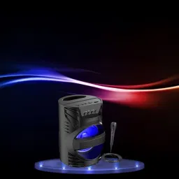 GUGGU DJ Box Speaker with FM Radio, Mic & USB Pen Drive 5W Bluetooth SpeakerXV555 5 W Bluetooth Party Speaker-8