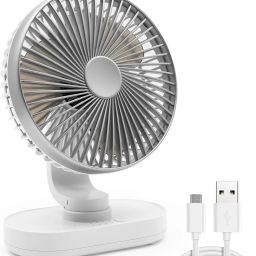Litanika Portable Tabel Fan, Desk Fan Rechargable USB Fan, USB Air Cooler-27