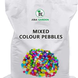 Multicolor Pebbles Polished Oval Marble Pebbles-20