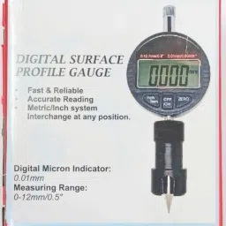 divinext 0.01mm (10 Micron) Digital Surface Profile Gauge Portable Roughness Tester Meter Height Gauge image 2