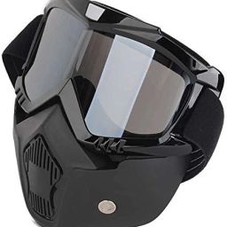 Life Systems BIKE /Outdoor Cycling Mask Goggles Snow Sports Skiing Full Face Mask Glasses Convenient Life Chainsaw Helmet-26