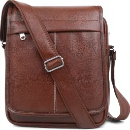 Brown Men Sling Bag - Medium Prime-image-49