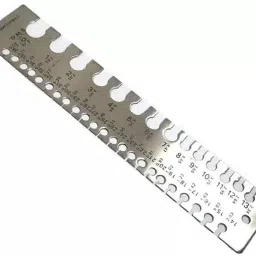 premium Rectangular Wire Gauge/Sizer in British & Metric Radius Gauge-picture-18
