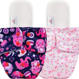 Baby Leak-Proof Baby Cloth Diaper | Reusable, Washable & Adjustable, 3M-3Y-24