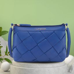 Blue Women Sling Bag Merlin Sling Bag | Handbag for Women | Blue (Medium)-image-73