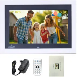10" Digital Photo Frame Wooden - IPS HD , Slideshow, Video & Audio Support 10 inch Wooden Digital Picture Frame, HD Screen-picture-18