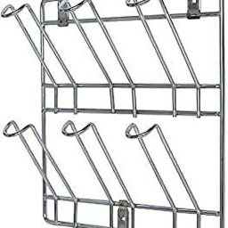 Stainless Steel Wall Mounting Glass Stand Glass Holder for Kitchen(Silver 1 PC) Stainless Steel Glass Holder-image-26
