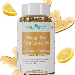 Deep Sea Omega 3 Cod Liver Oil 600 Mg for Heart, Brain, Bone & Skin Health-16
