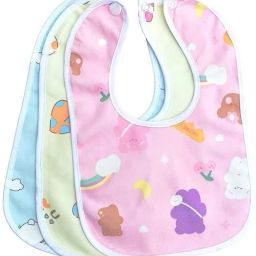 baby bib Super Soft Cotton Daily Use,Velcro bibs for baby appron-image-36