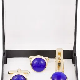 Paranoid Brass Cufflink & Tie Pin Set-image-87