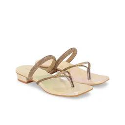 CLOG LONDON Embellished Open Toe Flats image 4