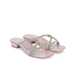 CLOG LONDON Embellished Open Toe Flats image 4