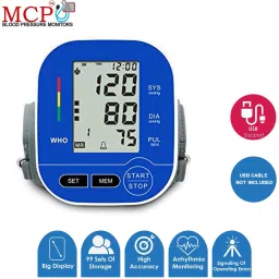 MCP Blue Fully Automatic Micro USB Compatible Bp Monitor image 2