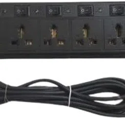 Akshita 6+6 Socket Extension Boards & Power Strip 5 YARD-0