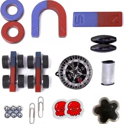Pack of 1 Science Magnets Set Including Bar/Ring/Horseshoe/Compass Magnets Multipurpose Office Magnets Pack of 1-image-27