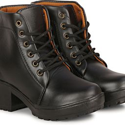killer Latest Trendy Ankle Block Heel Boots Boots For Women-picture-39