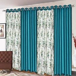 213 cm (7 ft) Polyester Room Darkening Door Curtain (Pack Of 4)-6